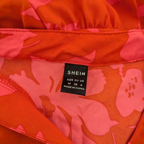 Shein Floral Dress, Size M - Picture 4 of 4